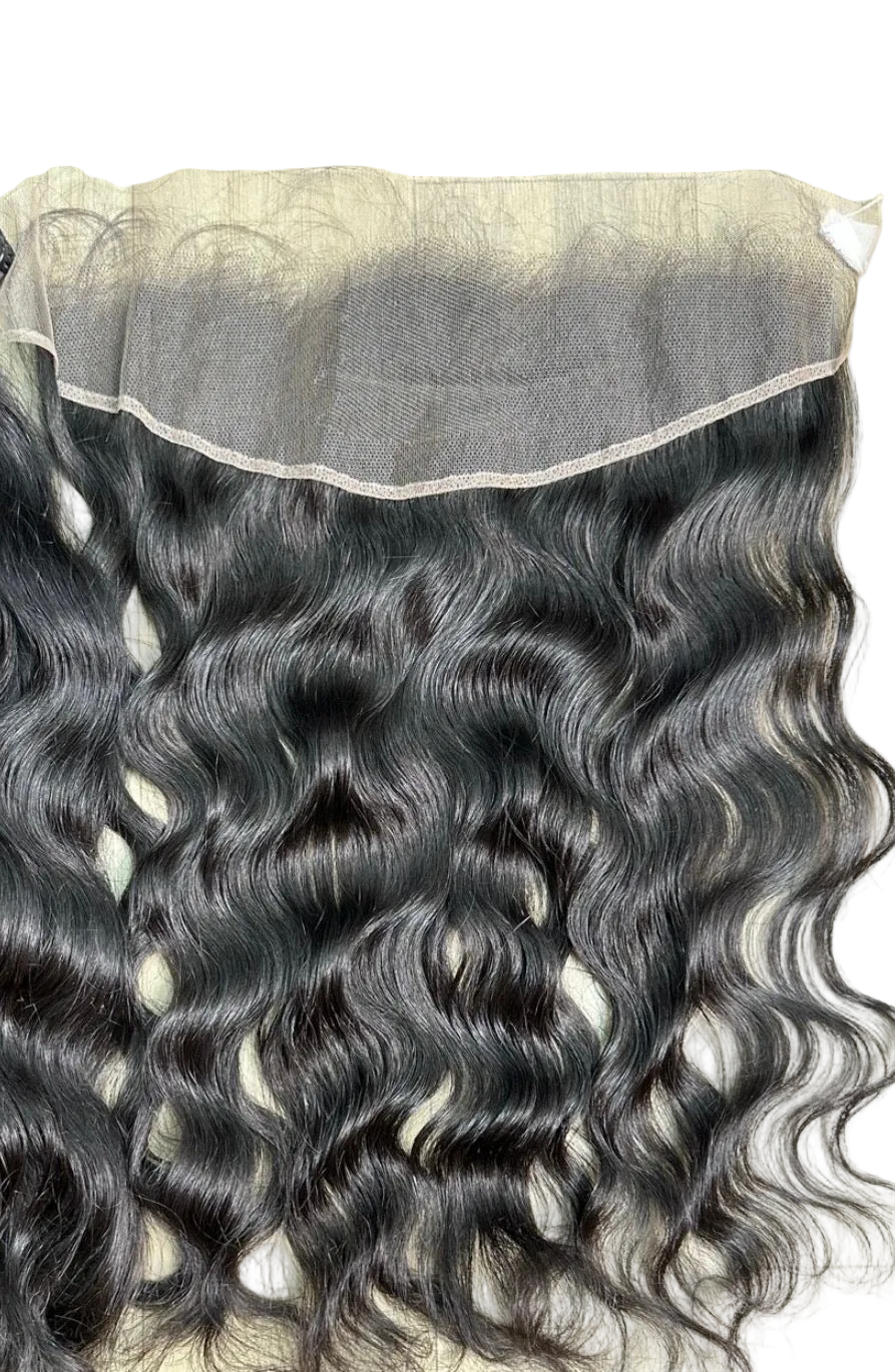 100% Raw Cambodian body wave 13x6 frontal