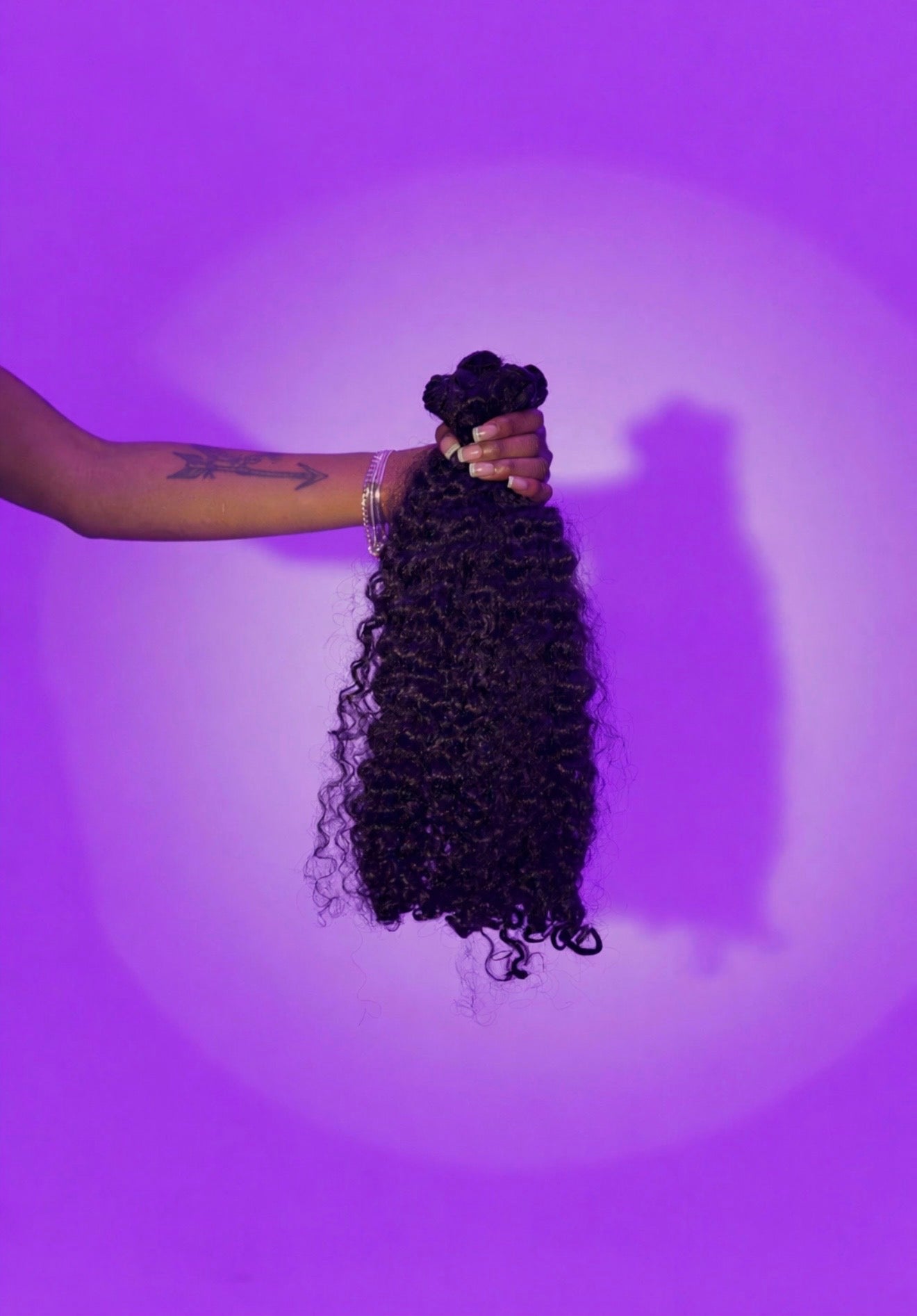 100% Raw Cambodian burmese curly bundle